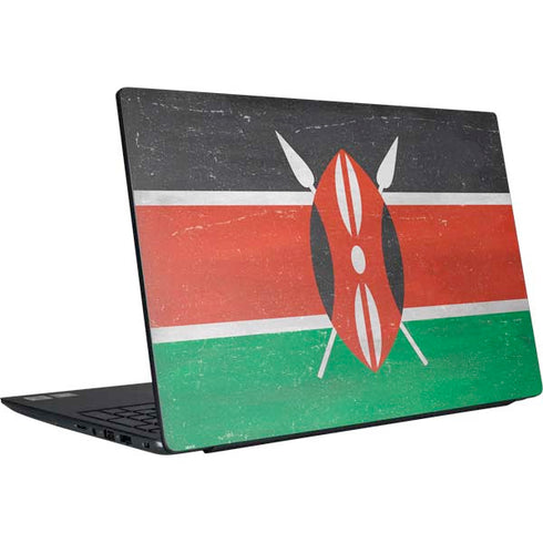 Kenya Flag Distressed Dell Vostro Skin